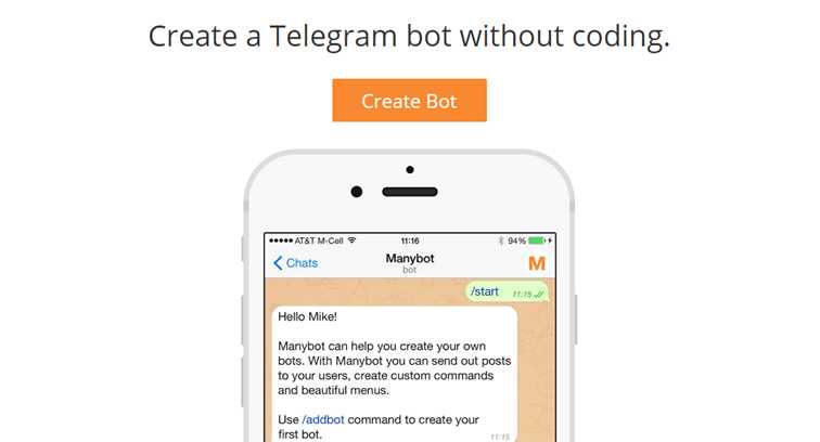 Manybot - отправка сообщений подписчикам и постинг новостей