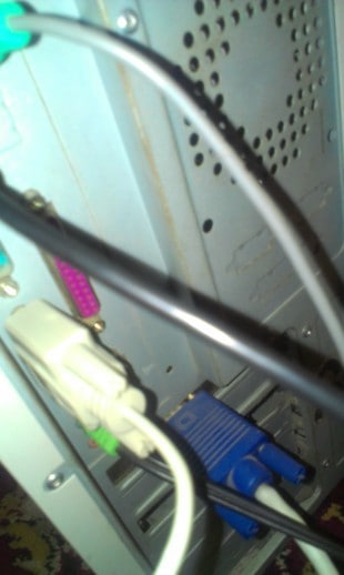 как кабелем RS-232 подключили тюнер к компьютеру