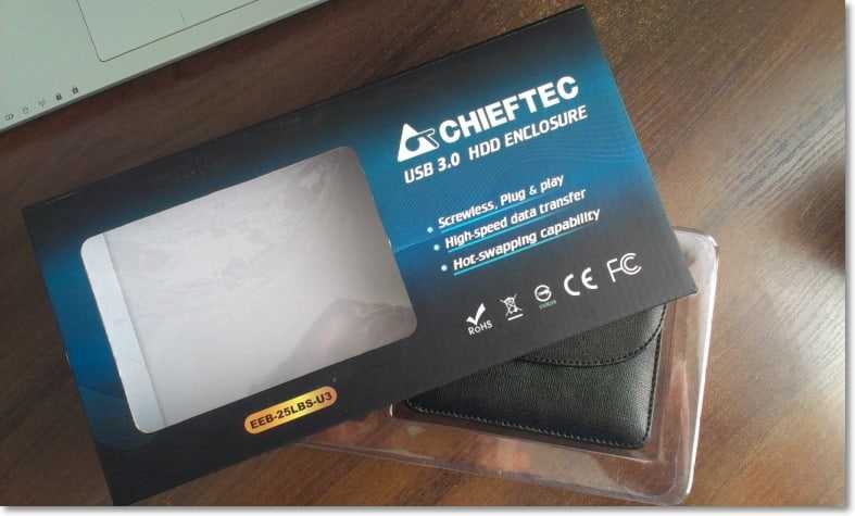 Карман Chieftec для HDD 2.5 в коробке